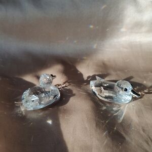 Swarovski Crystal Mallard Duck Figurines